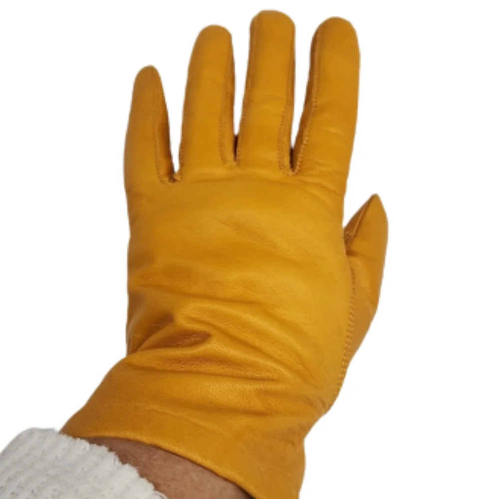Van Raalte‎ neutral leather gloves M NEW
